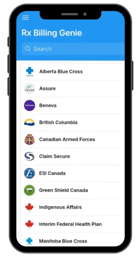 Rx Billing Genie app